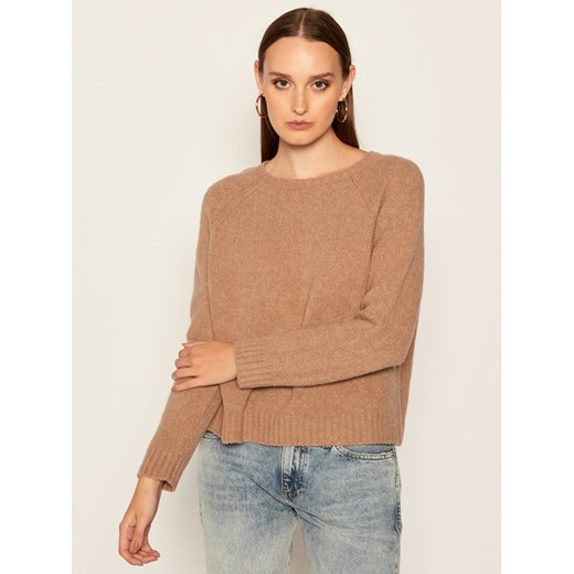 Weekend Max Mara Sweter Amici 53662109 Brązowy Regular Fit S MODIVO