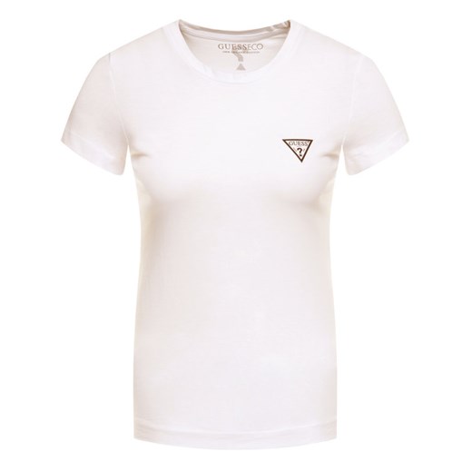 Guess T-Shirt W01I56 K8HM0 Biały Regular Fit Guess S okazja MODIVO