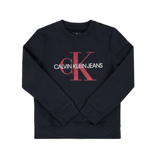 Calvin Klein Jeans Bluza Monogram IB0IB00261 Czarny Regular Fit 8 wyprzedaż MODIVO