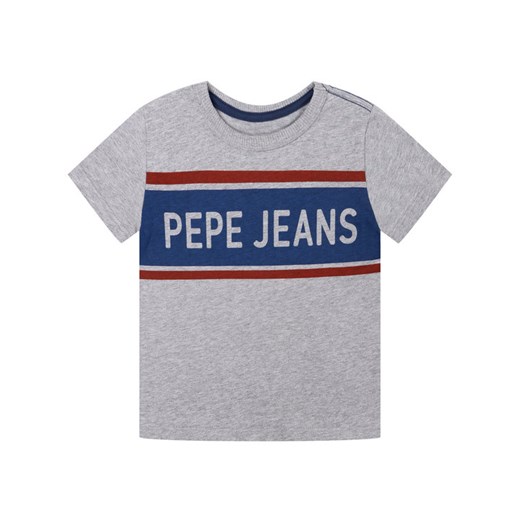 Pepe Jeans T-Shirt Talton PB502714 Szary Regular Fit Pepe Jeans 6 MODIVO okazja