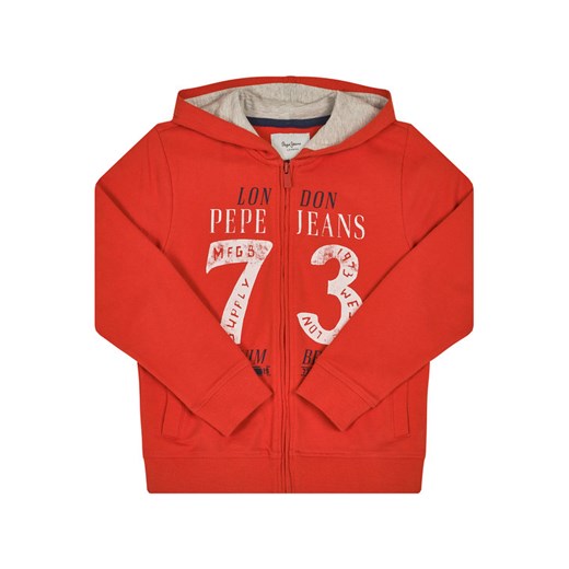 Pepe Jeans Bluza Carlone PB581229 Czerwony Regular Fit Pepe Jeans 6 wyprzedaż MODIVO