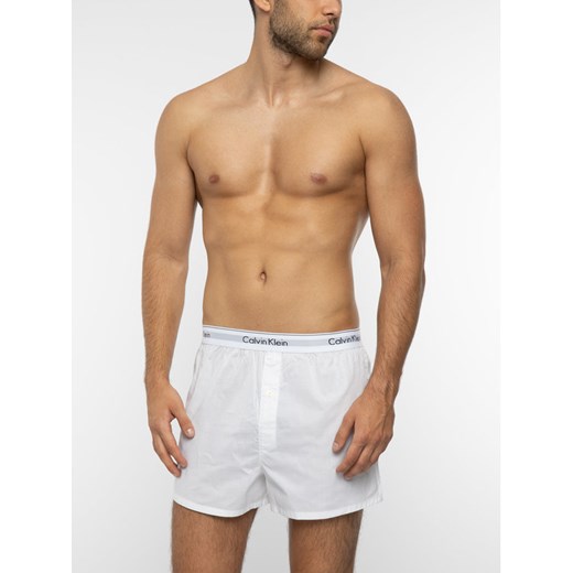 Calvin Klein Underwear Komplet 2 par bokserek 000NB1396A Biały Slim Fit Calvin Klein Underwear L MODIVO