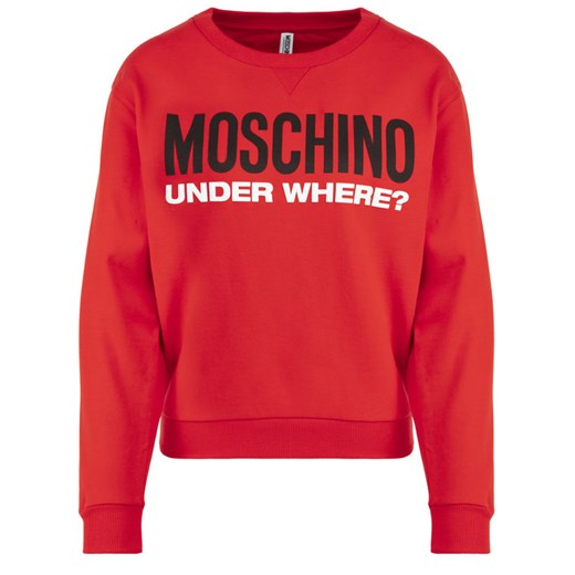 Moschino Underwear & Swim Bluza A1709 9029 Czerwony Regular Fit M okazyjna cena MODIVO