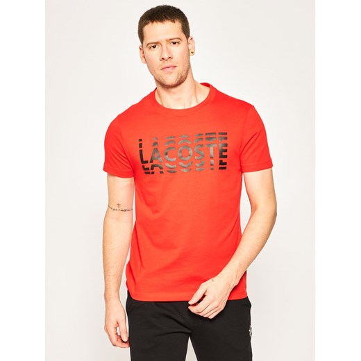 Lacoste T-Shirt TH4804 Czerwony Regular Fit Lacoste 6 wyprzedaż MODIVO