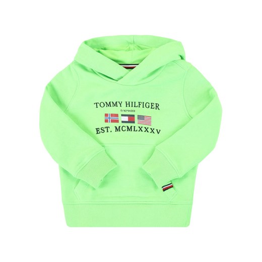 TOMMY HILFIGER Bluza Artwork KB0KB05477 M Zielony Regular Fit Tommy Hilfiger 4 MODIVO wyprzedaż
