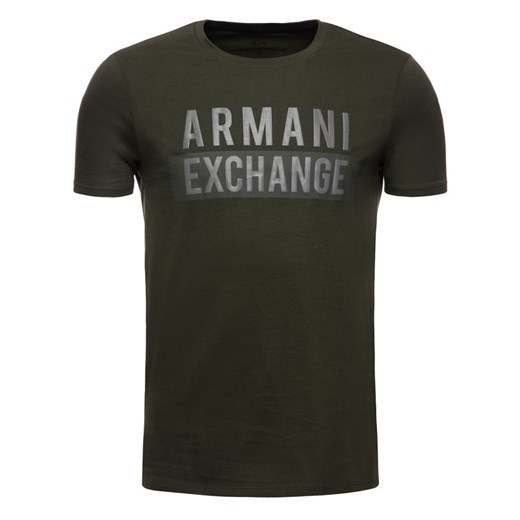 Armani Exchange T-Shirt 6GZTBS ZJV5Z 1842 Zielony Regular Fit Armani Exchange M MODIVO okazja