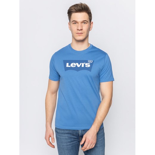 Levi's® T-Shirt Housemark Graphic Tee 22489-0275 Niebieski Regular Fit XL MODIVO promocja