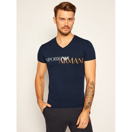 Emporio Armani Underwear T-Shirt 110810 0A516 00135 Granatowy Slim Fit L MODIVO