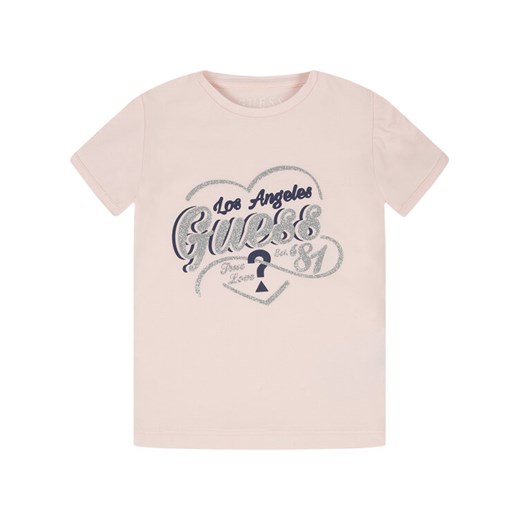 Guess T-Shirt K01I15 K82K0 Różowy Regular Fit Guess 3 MODIVO promocyjna cena