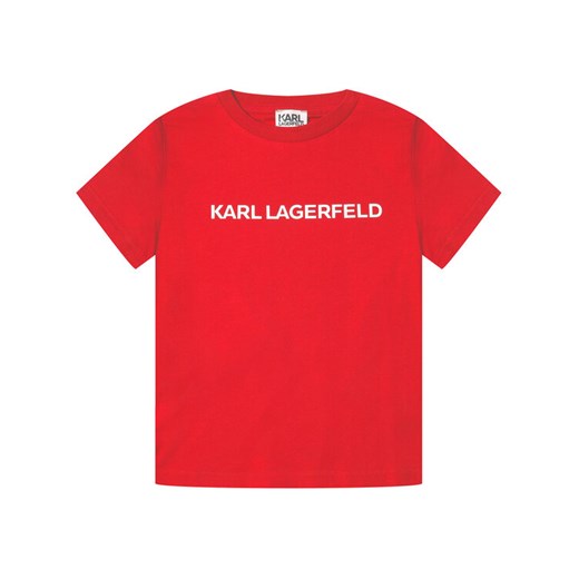 KARL LAGERFELD T-Shirt Z25219 D Czerwony Regular Fit Karl Lagerfeld 14A wyprzedaż MODIVO