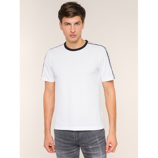 Calvin Klein Jeans T-Shirt Monogram J30J313252 Biały Regular Fit XXL okazyjna cena MODIVO