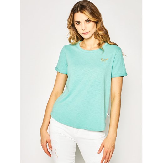 Roxy T-Shirt Oceanholic ERJZT04794 Zielony Regular Fit M MODIVO wyprzedaż