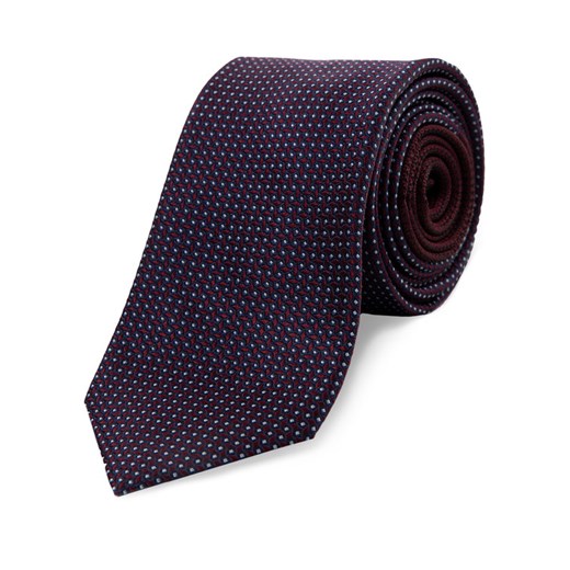 Tommy Hilfiger Tailored Krawat Design TT0TT06089 Bordowy Tommy Hilfiger 00 okazja MODIVO