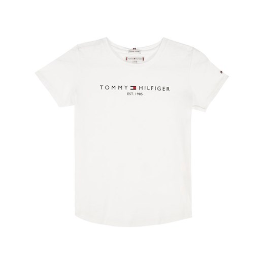 TOMMY HILFIGER T-Shirt Essential Tee KG0KG05023 Biały Regular Fit Tommy Hilfiger 8 promocja MODIVO