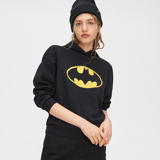 Cropp - Bluza z kapturem Batman - Czarny Cropp L Cropp