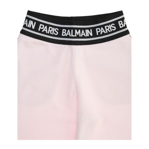Spodnie dziewczęce różowe BALMAIN 