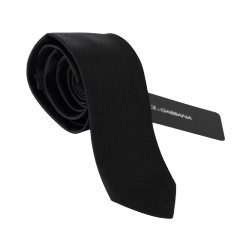 Solid Plain Mens Necktie Accessory Silk Tie Dolce & Gabbana ONESIZE showroom.pl okazja
