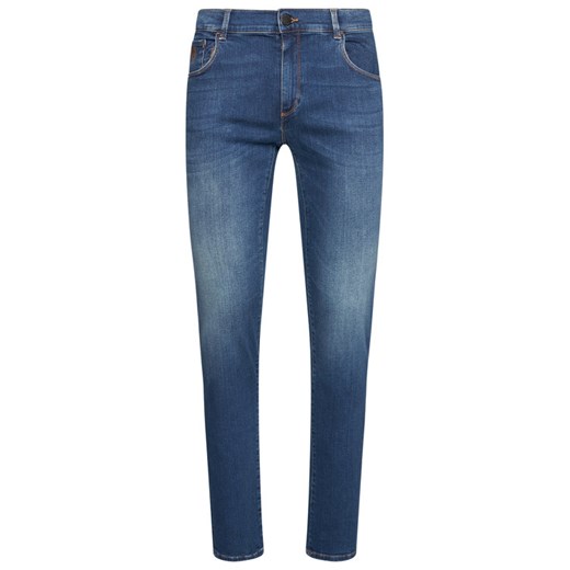 Niebieskie jeansy męskie Trussardi Jeans casual 