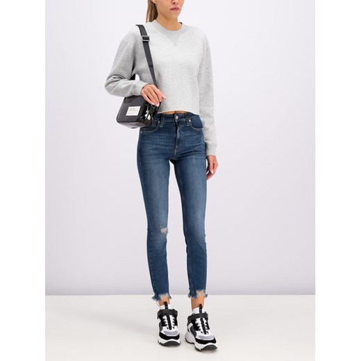 Calvin Klein Jeans Bluza J20J212226 Szary Oversize M wyprzedaż MODIVO