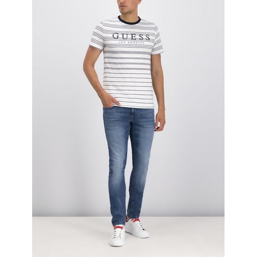 Guess T-Shirt M93I61 K8RB0 Biały Slim Fit Guess XXL okazja MODIVO