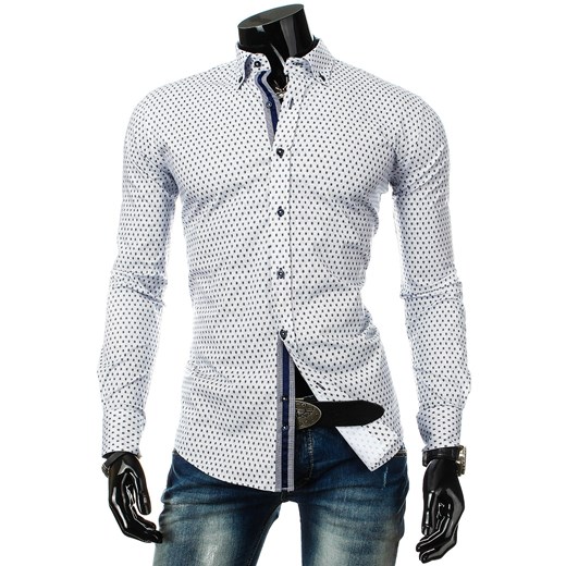 Koszula z długim rękawem (dx0223) - Biały dstreet bialy bawełniane