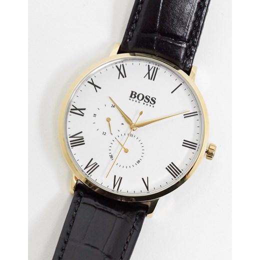 Hugo Boss – William – Czarny zegarek One Size wyprzedaż Asos Poland
