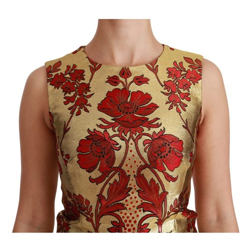 Sukienka Dolce & Gabbana midi bez rękawów 
