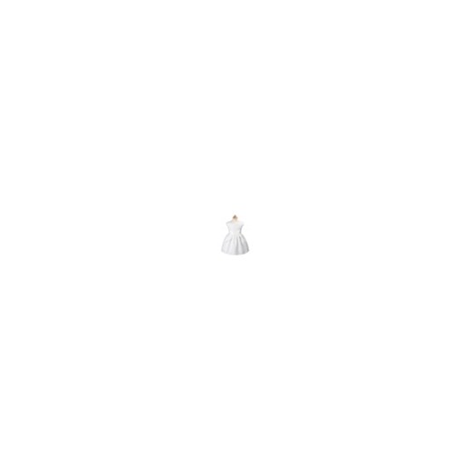 Piękna kremowa sukienka z kokardą 98 - 140 Elodi blumore-pl bialy efektowne