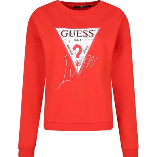 GUESS JEANS Bluza ICON | Loose fit M wyprzedaż Gomez Fashion Store