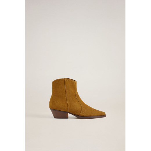 Mango - Kowbojki skórzane Cruce Mango 37 wyprzedaż ANSWEAR.com