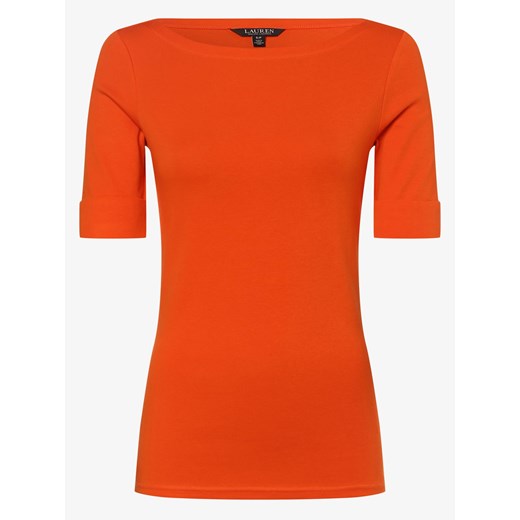 Lauren Ralph Lauren - T-shirt damski, pomarańczowy S vangraaf