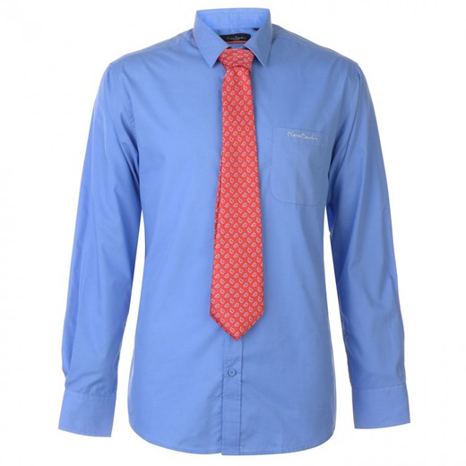 Pierre Cardin Long Sleeve Shirt Tie Set Mens Pierre Cardin XL Factcool