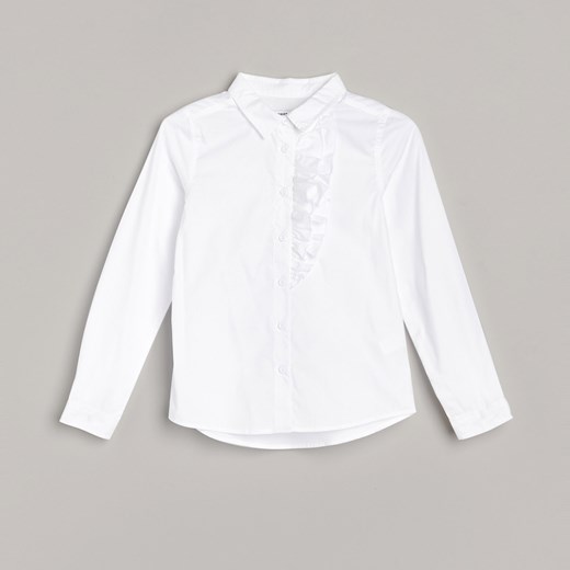 Reserved - Biała koszula z żabotem - Biały Reserved 158 Reserved