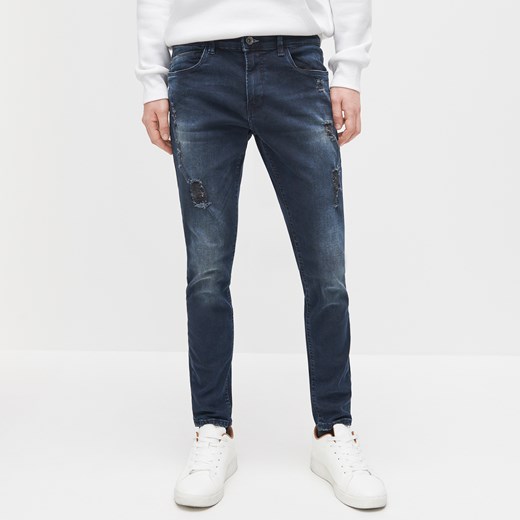 Reserved - Spodnie jeansowe skinny - Granatowy Reserved 29 Reserved