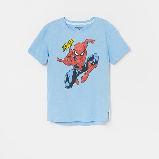 Reserved - Bawełniany t-shirt ze Spider-Manem - Reserved 152 promocja Reserved