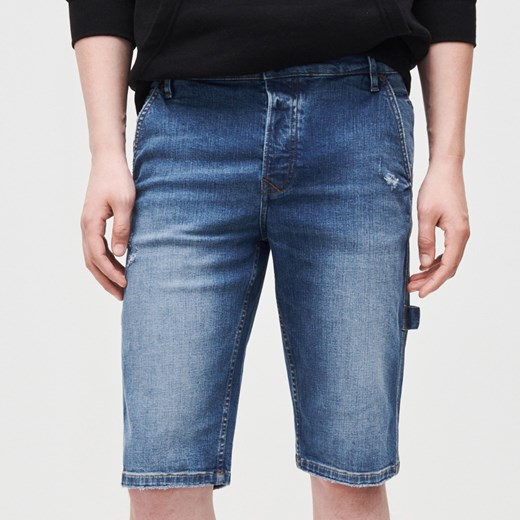 Reserved - Jeansowe szorty - Niebieski Reserved 29 promocyjna cena Reserved