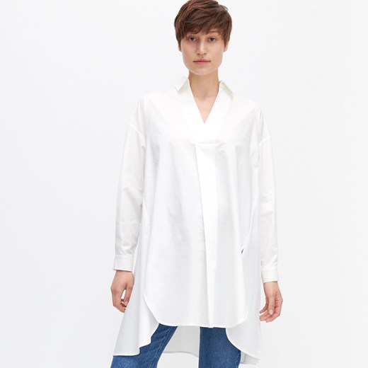 Reserved - Długa koszula - Biały Reserved 42 promocyjna cena Reserved