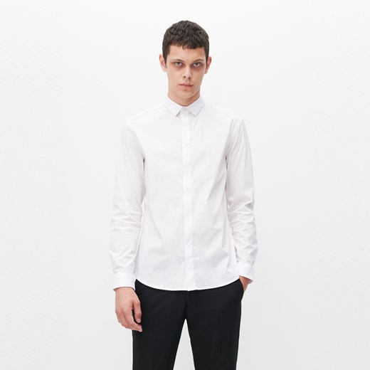 Reserved - Koszula super slim fit - Biały Reserved XL Reserved