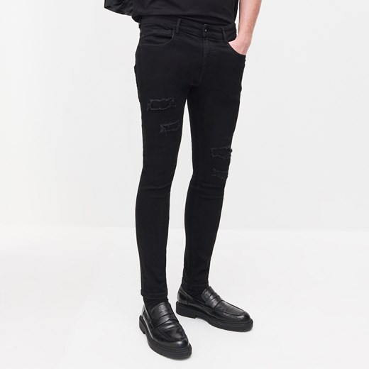 Reserved - Spodnie jeansowe skinny - Czarny Reserved 32 Reserved