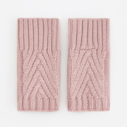 Reserved - Długie rękawiczki bez palców - Różowy Reserved S/M Reserved