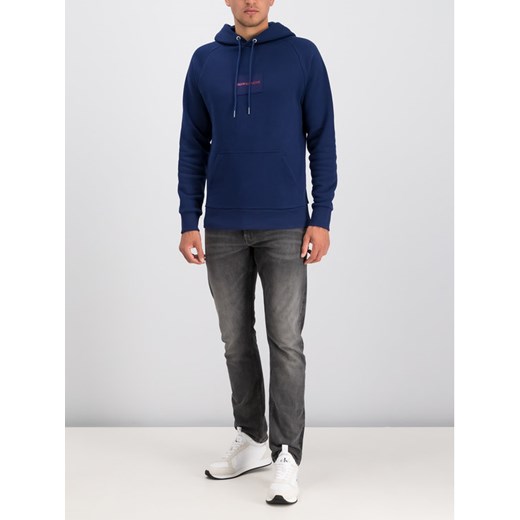 Calvin Klein Jeans Bluza Colour Block J30J313873 Granatowy Regular Fit XXL okazja MODIVO