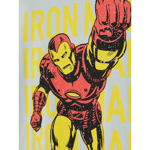 Reserved - Bawełniany t-shirt z Iron Manem - Reserved 128 wyprzedaż Reserved