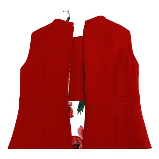 Sukienka Dolce & Gabbana wełniana czerwona 