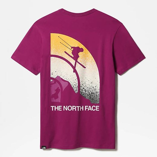 T-shirt męski The North Face w nadruki 