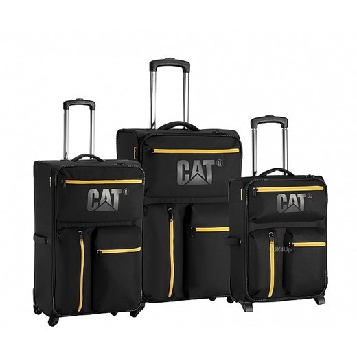 Zestaw walizek  CAT Cube - czarny lux4u-pl czarny Akcesoria