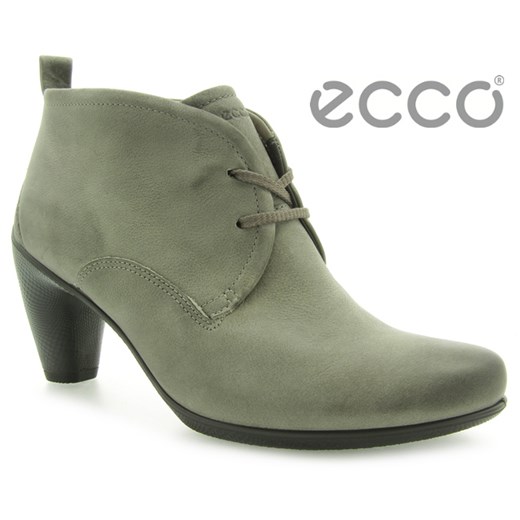 BOTKI ECCO SCULPTURED WARM GREY riccardo szary elegancki