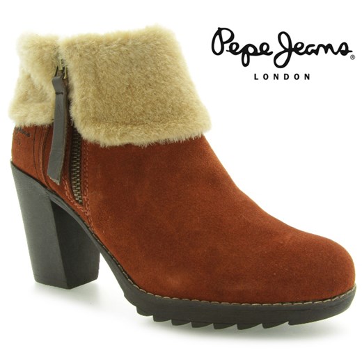 BOTKI PEPE JEANS TOTTEMHAM RUST SUEDE riccardo brazowy cholewki