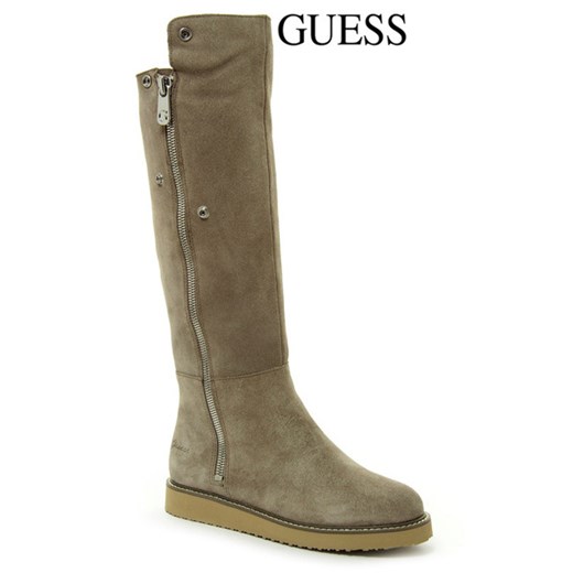 GUESS KINGSLEY ACTIVE LADY SUEDE TAUPE riccardo brazowy codzienny