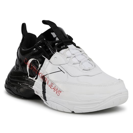 Sneakersy CALVIN KLEIN JEANS - Maxon B4S0722 White/Black 46 eobuwie.pl