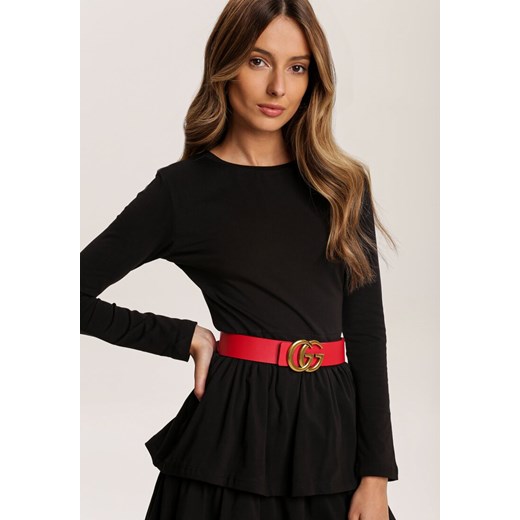 Czarna Sukienka Dzianinowa Fharvix Renee XL Renee odzież okazyjna cena